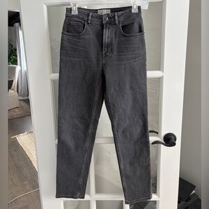 Everlane women’s the curvy cheeky Jean Dark Gray Straight Jeans